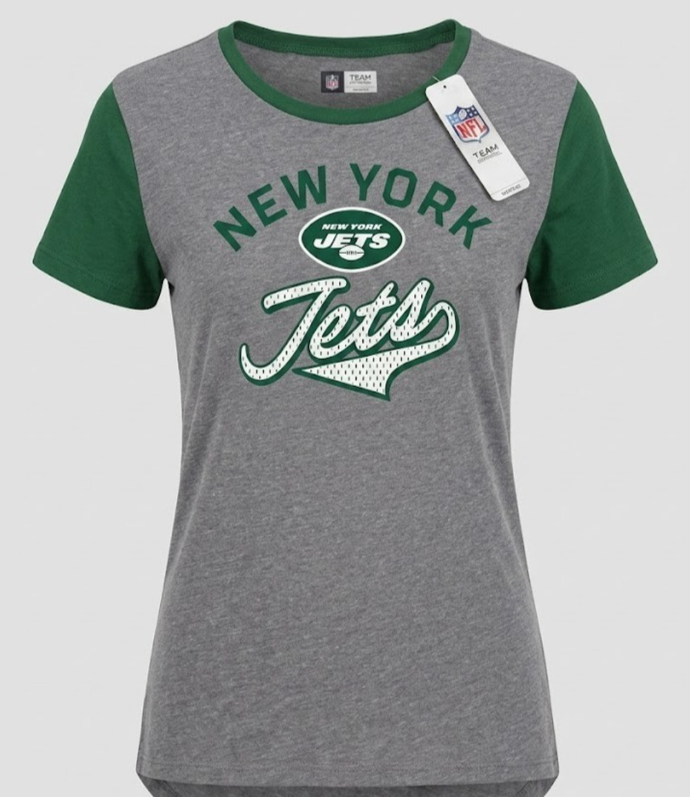 NFL Team Apparel: New York Jets Women's Short Sleeve Tee - Small